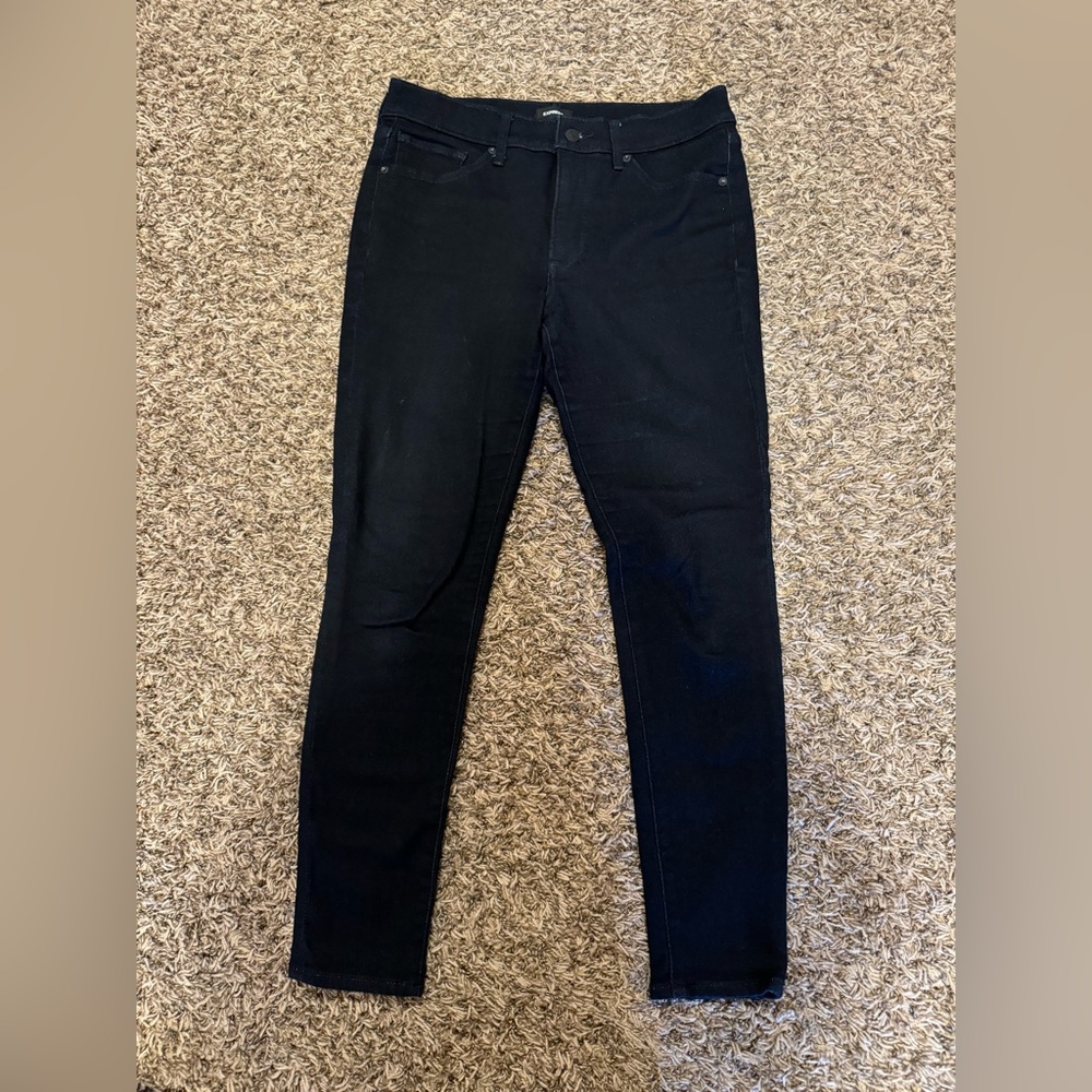 Express black skinny jeans size 6